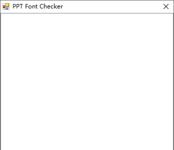 PPT Font Checker(检查PPT字体工具) v1.6