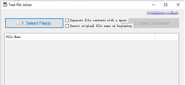 Text File Joiner(文本文件处理工具) v1.12