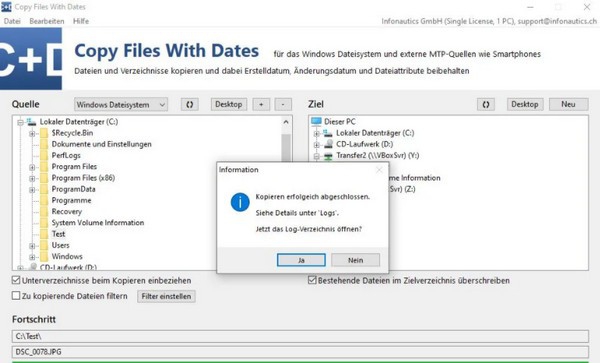 Copy Files With Dates(文件复制工具) v1.25