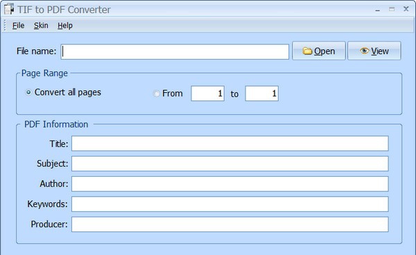 PDFArea TIF to PDF Converter(TIF转PDF转换器) v9.5