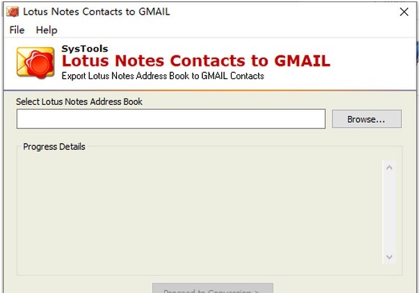 Lotus Notes Contacts to Gmail(邮箱迁移工具) v3.4