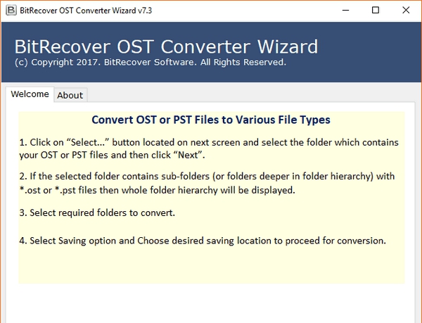 BitRecover OST Repair Wizard(OST修复工具) v7.3.4