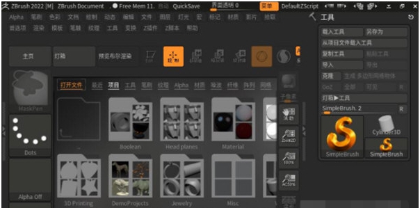 ZBrush2022(三维数字雕刻软件) v20210