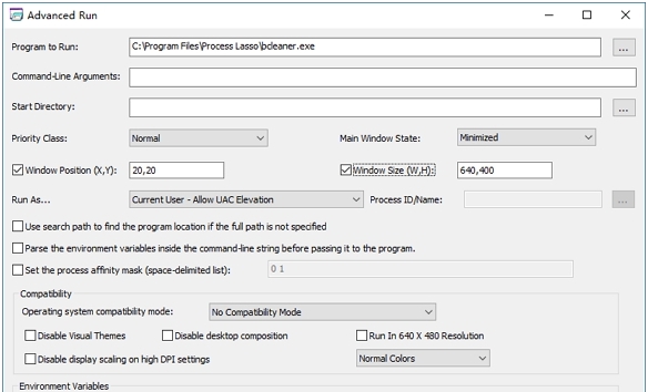 AdvancedRun特殊窗口化工具 v1.54