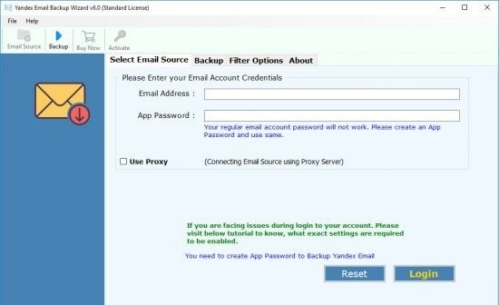 Yandex Mail Backup Wizard(邮箱备份工具) v6.7