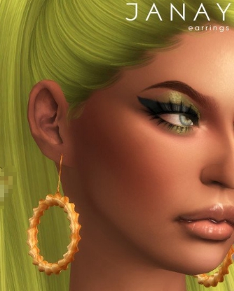 模拟人生4大圈吊坠凹凸耳环MOD v1.5