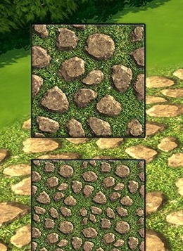 模拟人生4石头绿草地板MOD v1.3