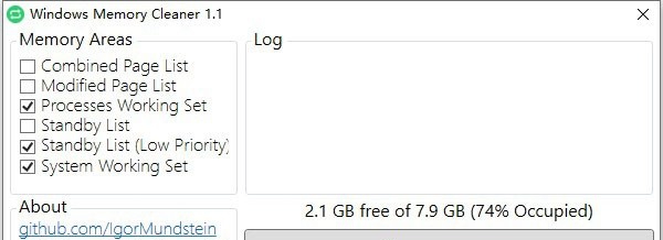 Windows Memory Cleaner(内存清理工具) v1.1.5