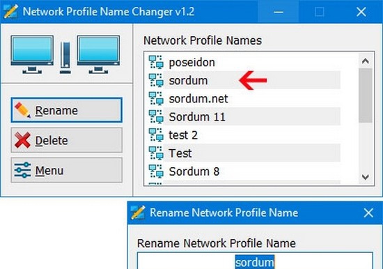 Network Profile Name Changer(网络配置修改工具) v1.5