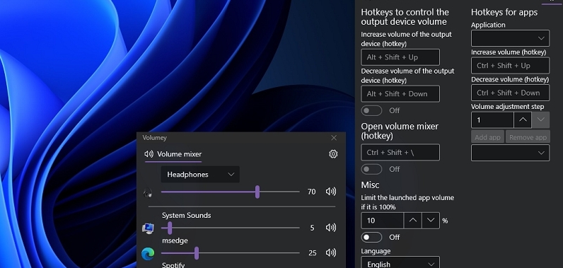 Volumey(Windows 音量混合器) v1.3.3.5
