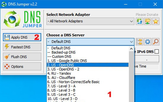 Dns Jumper(DNS切换工具) v2.6