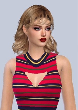 模拟人生4条纹开口性感上衣MOD v1.4