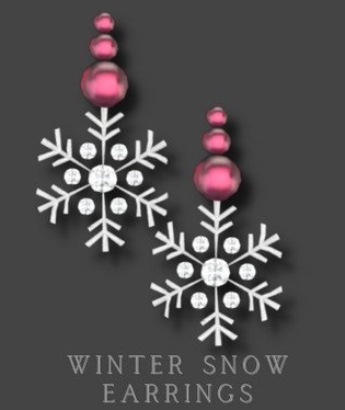 模拟人生4雪花粉红珍珠耳环MOD v1.3