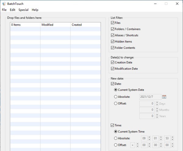 BatchTouch(文件夹属性修改器) v1.3.6