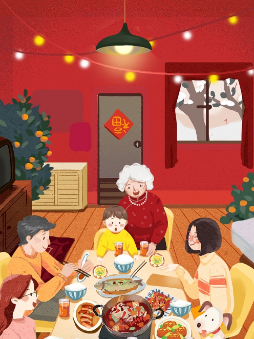 过年喜庆海报图片素材 v1.10