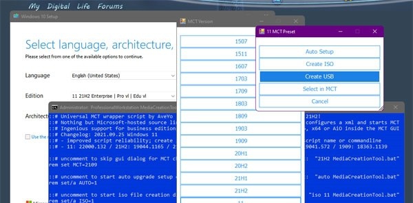 MediaCreationTool wrapper script(系统自动化部署工具) v2021.10.10