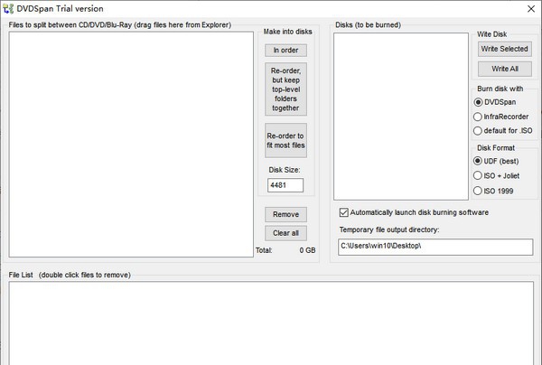 DVDSpan(光盘大文件内容备份工具) v2.6