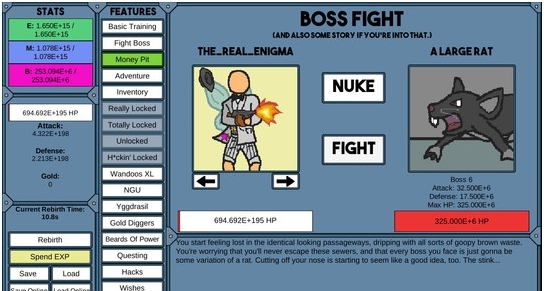 NGU IDLE八项修改器 v2021.12.12