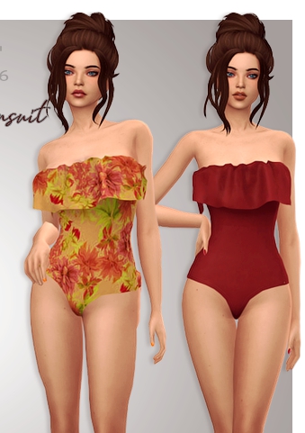 模拟人生4美丽樱花褶皱连衣裙MOD v1.6