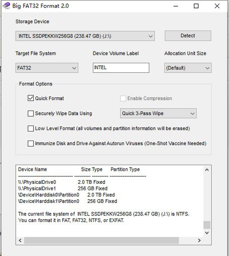 Big FAT32 Format(磁盘格式化工具) v2.4