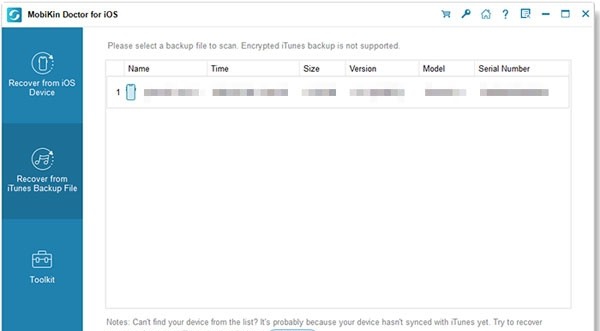 MobiKin Doctor for iOS(IOS数据恢复工具) v2.3.7