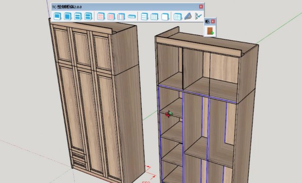 SketchUp板式家具插件 v1.5
