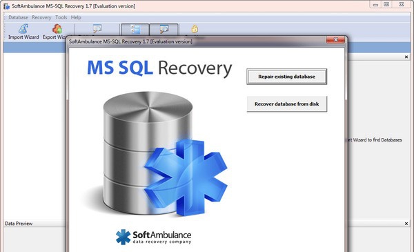 SoftAmbulance MS-SQL Recovery(MS-SQL恢复软件) v1.9
