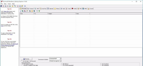 ElcomSoft Blackberry Backup Explorer(备份信息访问工具) v10.08