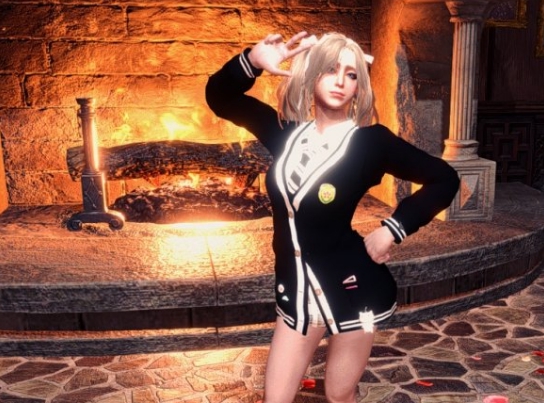 怪物猎人世界冰原青春活泼秋季校服MOD v3.65