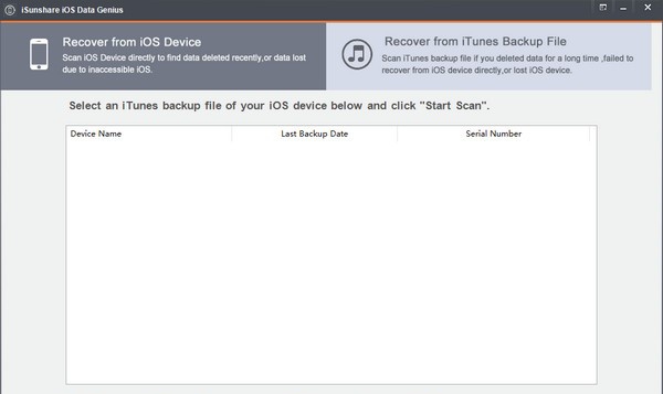 iSunshare iOS Data Genius(苹果数据恢复软件) v3.1.7