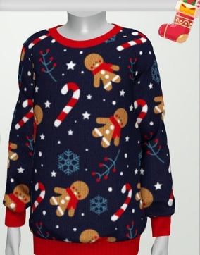 模拟人生4圣诞的可爱上衣MOD v1.5