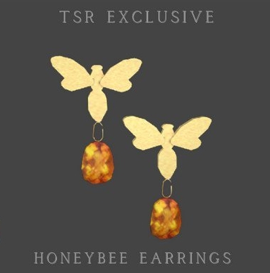 模拟人生4水晶宝石蜜蜂耳环MOD v1.6