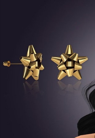 模拟人生4五角星礼品蝴蝶结耳环MOD v3.75