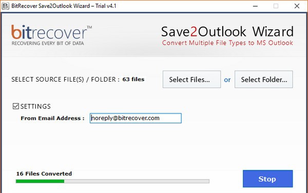 BitRecover Save2Outlook Wizard(Outlook文件转换工具) v4.1.4