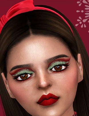 模拟人生4圣诞风格眼影MOD v1.4