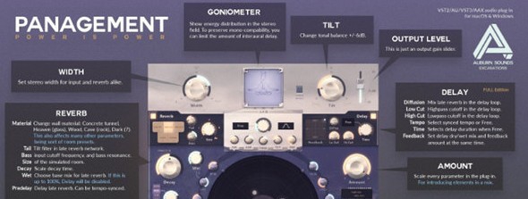Panagement(立体声空间感增强插件) v2.9