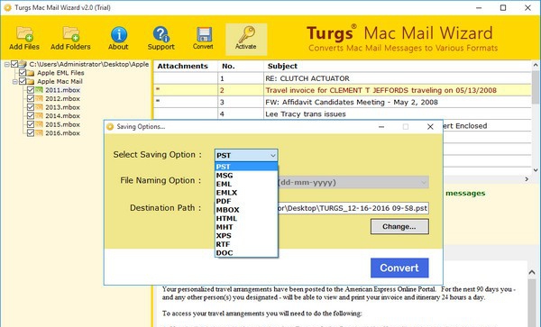 Turgs Mac Mail Wizard(Mac邮件迁移工具) v2.0.5