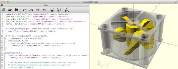 OpenSCAD(3D模型创建工具) v2021.06