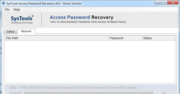 SysTools Access Password Recovery(Access数据库密码恢复工具) v6.5