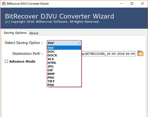 BitRecover DjVu Converter Wizard(DjVu文件转换器) v3.3.5