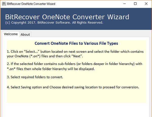 BitRecover OneNote Converter Wizard(OneNote文件转换工具) v3.4.4