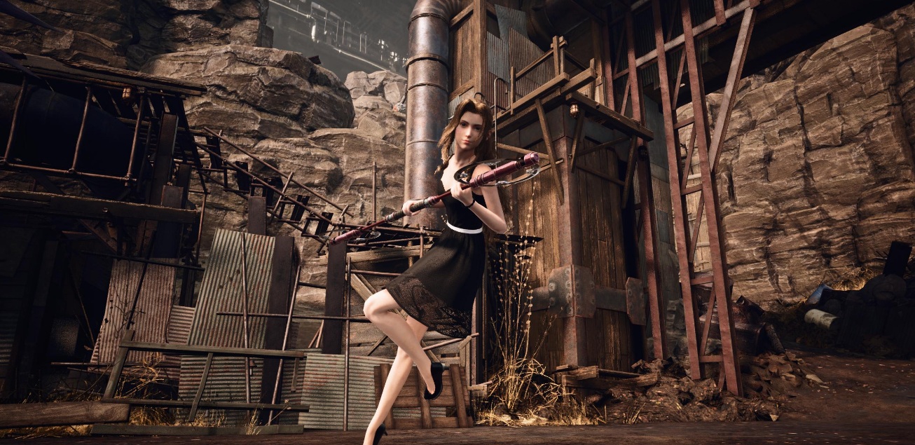 最终幻想7重制版爱丽丝性感鸡尾酒礼裙MOD v2.65