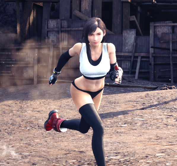 最终幻想7重制版绅士去除蒂法裙子MOD v1.88