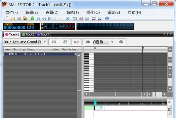 3ML EDITOR 2(乐谱制作软件) v2.03.788