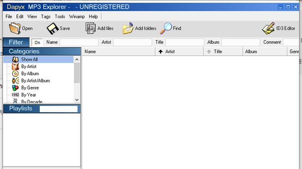 Dapyx MP3 Explorer(MP3文件管理器) v2.12