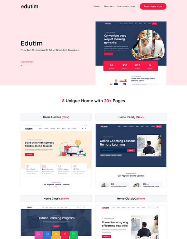大气简洁教育学校网站模板 v1.57