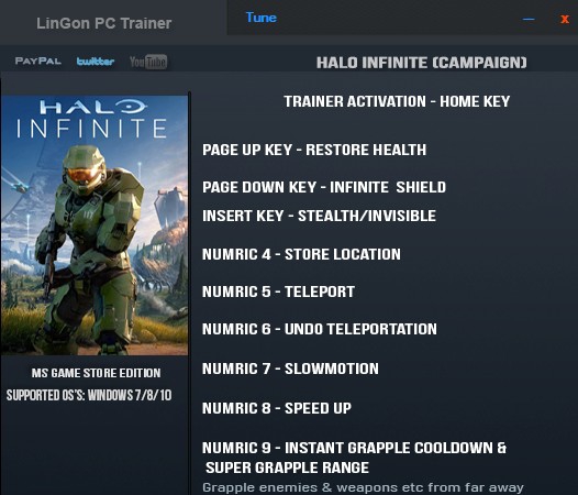 光环无限战役九项修改器 v2022.01.12