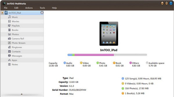 ImTOO PodWorks(iPod设备管理工具) v5.7.40