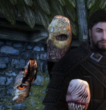 上古卷轴5天际重制版浮龙祭司面具MOD v1.4