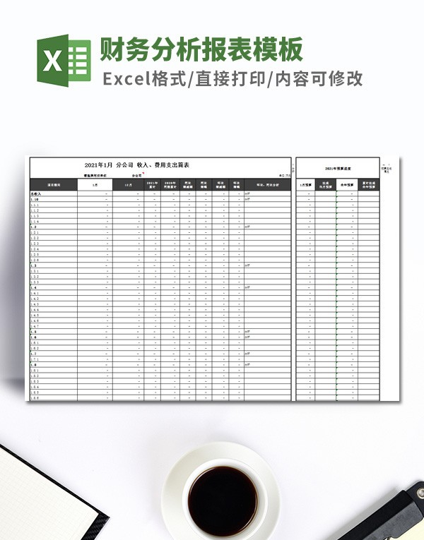 财务分析报表模板 v1.20